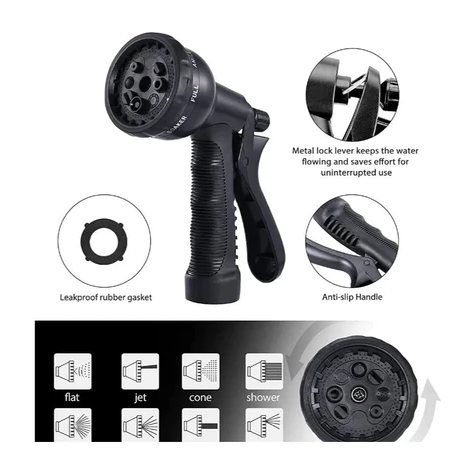 AquaFlex Pro™ – Mangueira Expansível Inteligente de Alta Pressão